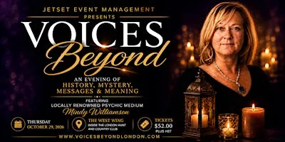 Voices Beyond: An Evening Of History, Mystery, Messages and Meaning