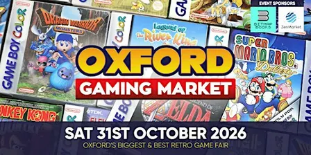 Oxford Gaming Market - Saturday 31 October 2026