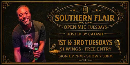 Southern Flair Open Mic Tuesdays