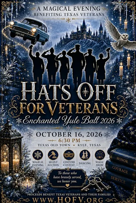 3rd Annual Hats Off For Veterans Harry Potter Enchanted Yule Ball