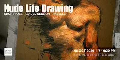 Nude Life Drawing: Short Pose – Guided Session – Pastels