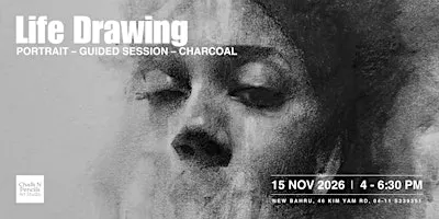 Life Drawing: Portrait – Guided Session – Charcoal