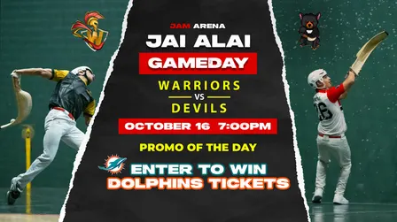 World Jai Alai League: Warriors vs Devils | Fri, Oct. 16