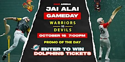 World Jai Alai League: Warriors vs Devils | Fri, Oct. 16