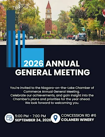 NOTL Chamber of Commerce Annual General Meeting