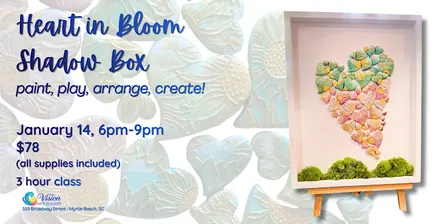 Heart in Bloom Shadow Box Workshop