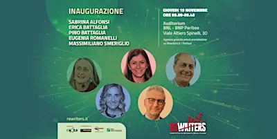REWRITERS FEST 2026: EVENTO INAUGURALE 6° EDIZIONE