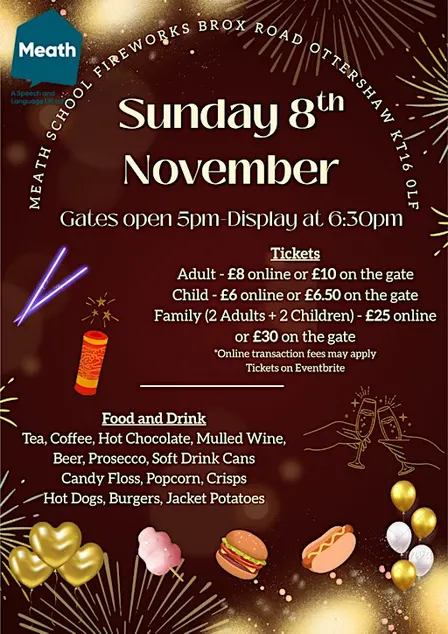 Meath School Fireworks 2026