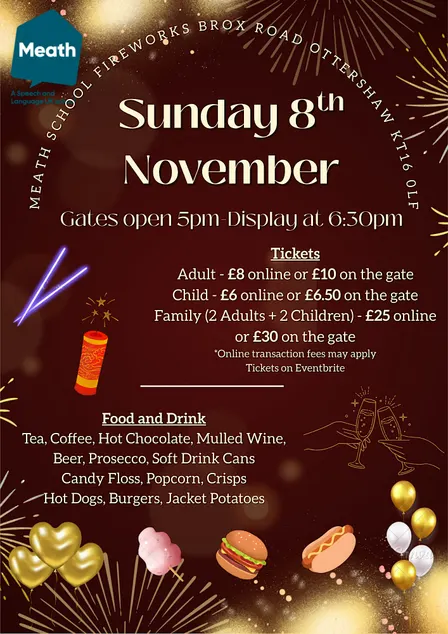 Meath School Fireworks 2026