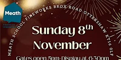 Meath School Fireworks 2026