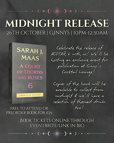 Midnight Release: A Court Of Thorns And Roses #6