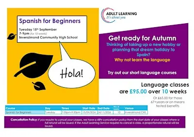 Spanish for Beginners (10 week course)