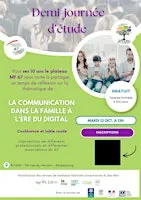 Demi-journée d'étude : la communication dans la famille à l'ère du digital