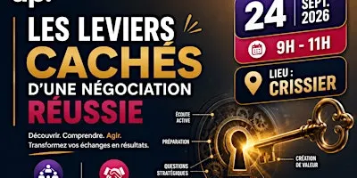 Réseautage et conférence I Les leviers cachés d’une négociation réussie