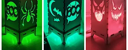 Laser-Cut Spooky Halloween Lantern Workshop