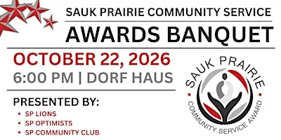 Sauk Prairie Community Service Awards Banquet
