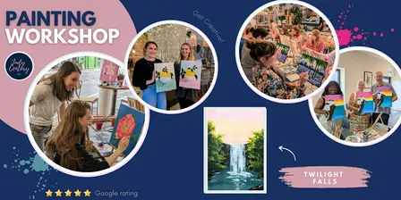 Painting Workshop - 'Twilight Falls' Sip & Paint - Knebworth, Herts