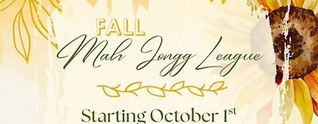 MAH JONGG SOCIAL CLUB Fall Mahjong League at Corky's Garden Path