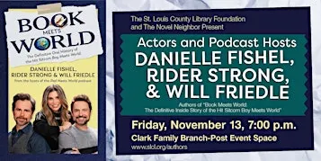 Author Event - Danielle Fishel, Rider Strong, and Will Friedle