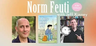 Norm Feuti with Jeff Kinney