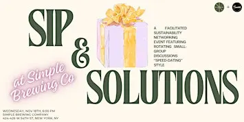 Sip & Solutions: Conscious Holidays Edition + Gift Exchange