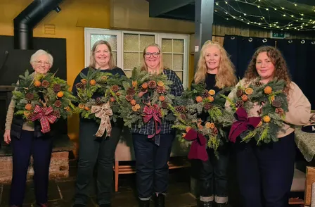 Fresh  Christmas Wreath Workshop