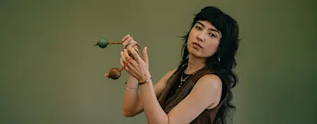 Asalato (cas cas shaker) percussion workshop with Mari Merenda [Brighton]