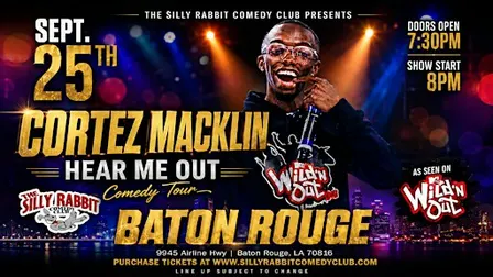 Silly Rabbit Comedy Club Presents Cortez Macklin