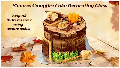 S'Mores Campfire Cake Decorating Class