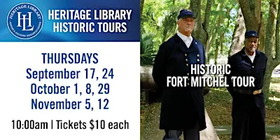 Historic Fort Mitchel Tours 2026