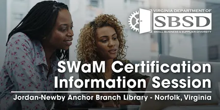 SWaM Certification Info Session