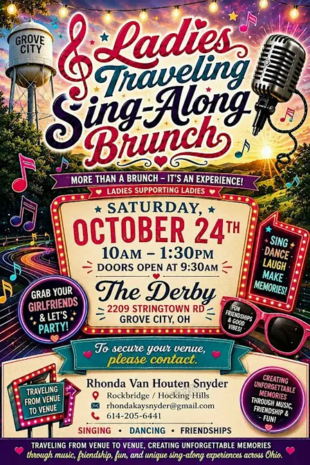 Ladies Sing-Along Brunch - The Derby, Grove City, OH