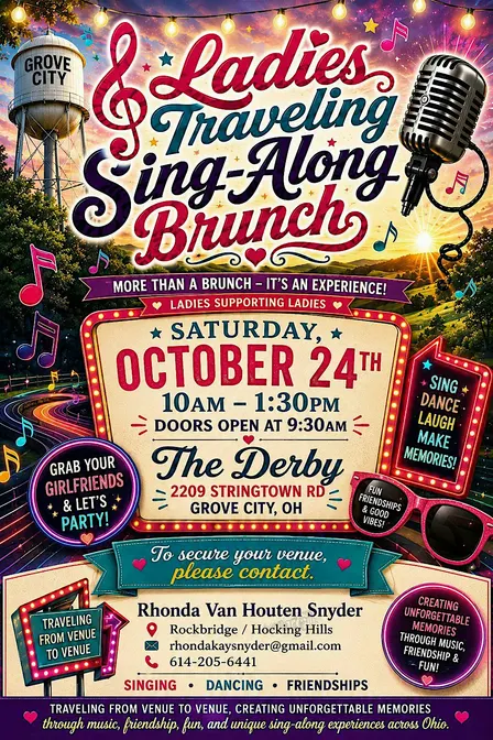 Ladies Sing-Along Brunch - The Derby, Grove City, OH