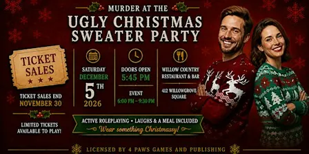 Murder At The Saskatoon Ugly Christmas Party