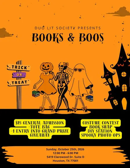 Books & Boos: A Halloween Book Bash