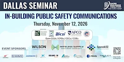 DALLAS, TX IN-BUILDING PUBLIC SAFETY COMMUNICATIONS SEMINAR - 2026