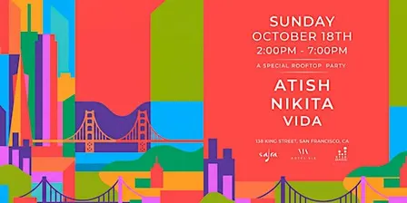 A rooftop party w/ Atish & Nikita at the Hotel Via.