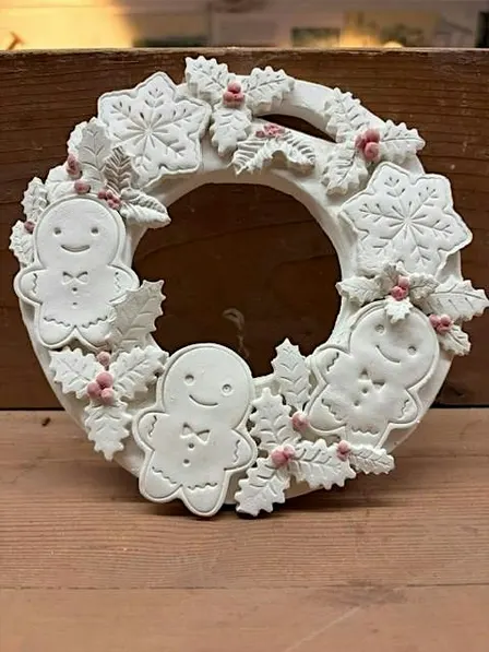 Adult Clay Workshop: Ceramic Christmas Wreath