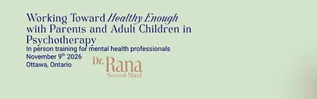 Healthy Enough: Working with Parents and Adult Children in Therapy