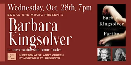 Offsite: Barbara Kingsolver: Partita w/ Amor Towles
