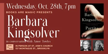 Offsite: Barbara Kingsolver: Partita w/ Amor Towles