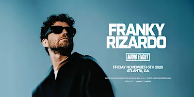 FRANKY RIZARDO | Friday November 6th 2026 | District Atlanta