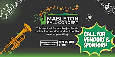 The City of Mableton Fall Jazz Concert Call for Food Vendors & Sponsors