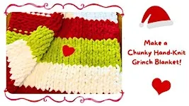 Make a Chunky Hand-Knit Grinch Blanket at Lost Trail Winery and Vineyard