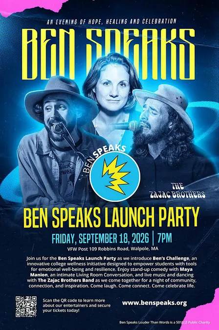 Ben Speaks Launch Party