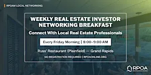 Weekly Real Estate Investor Networking Breakfast