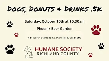 Dogs, Donuts & Drinks .5K October 10, 2026
