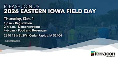 2026 Terracon Eastern Iowa Field Day