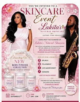 Lakita's Natural Skincare Powder and Pink Brunch