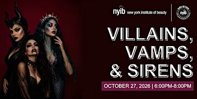 Villains, Vamps & Sirens - A Halloween Workshop